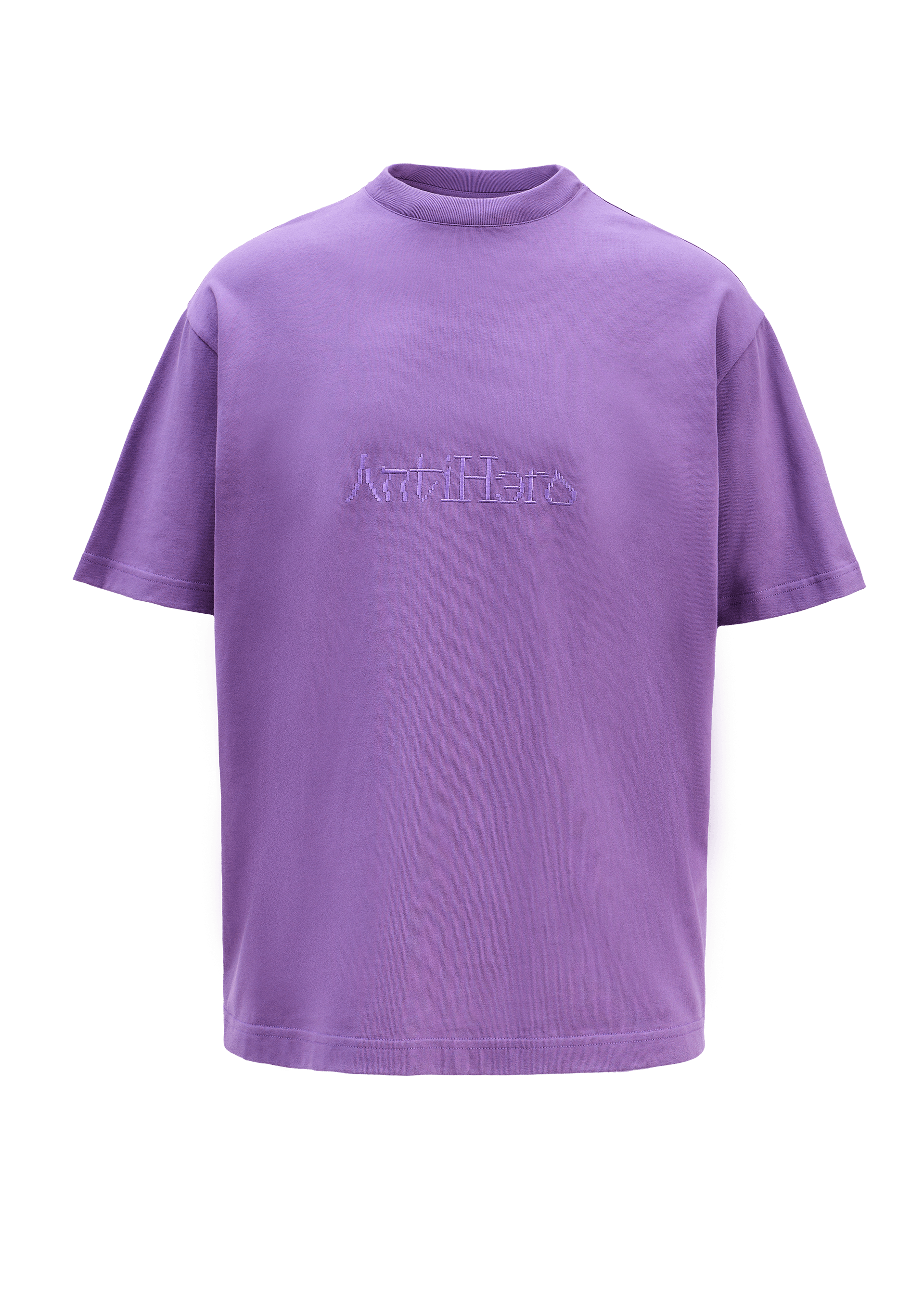 Purple Antihero Embroidered Tshirt